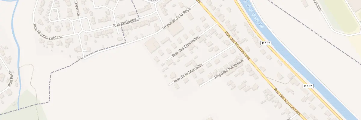 Plan du 15 Rue des Charmilles à Chavelot