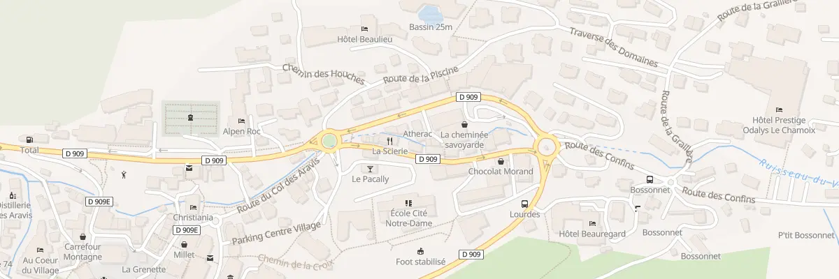 Plan du 22 Pas des Novalles à La Clusaz