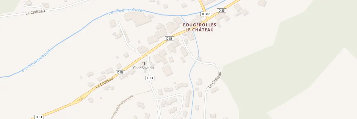 Plan du 26 Le Chateau à Fougerolles-Saint-Valbert