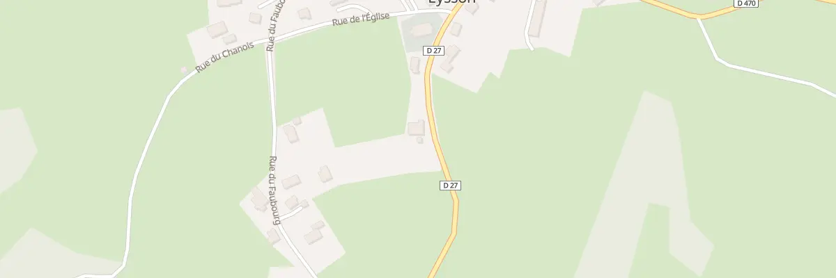 Plan du 1 Grande Rue à Eysson