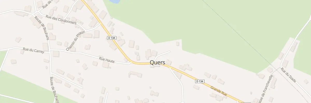 Plan du 25 Gr Grande Rue à Quers