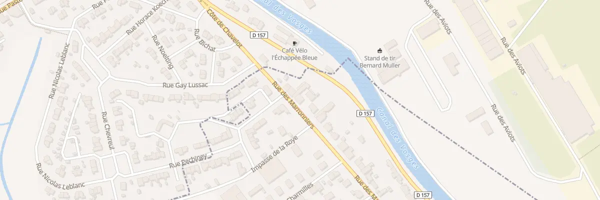Plan du 7 Rue des Marronniers à Chavelot