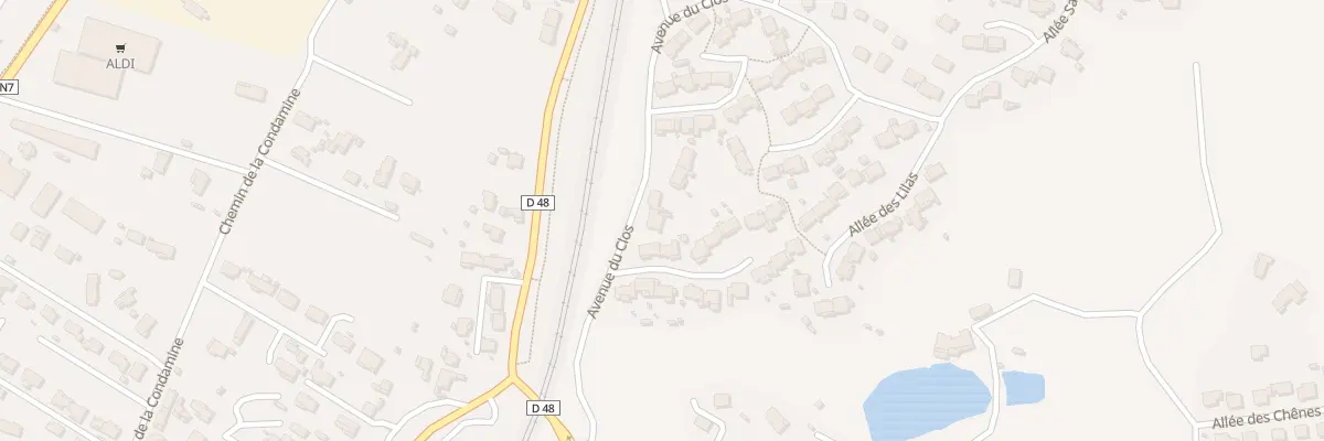 Plan du 18 Av du Clos à Vidauban