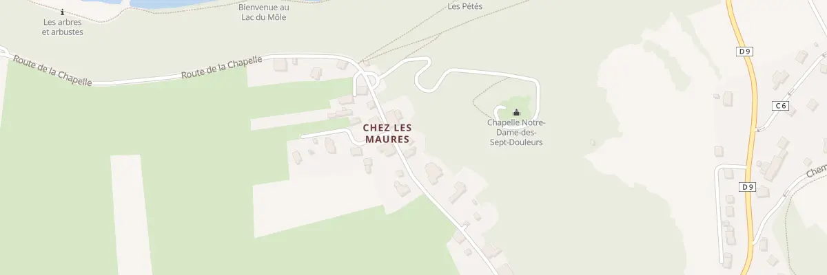 Plan du 252 Rte de la Chapelle à La Tour