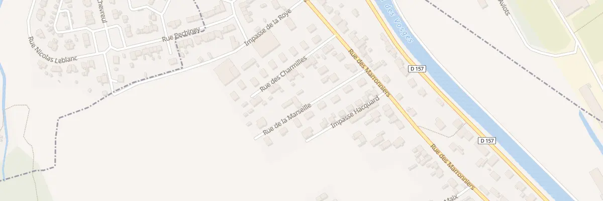 Plan du 8 Rue de la Marseille à Chavelot