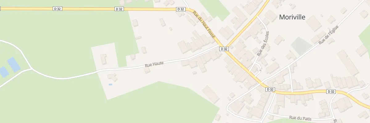 Plan du 7 Rue Haute à Moriville