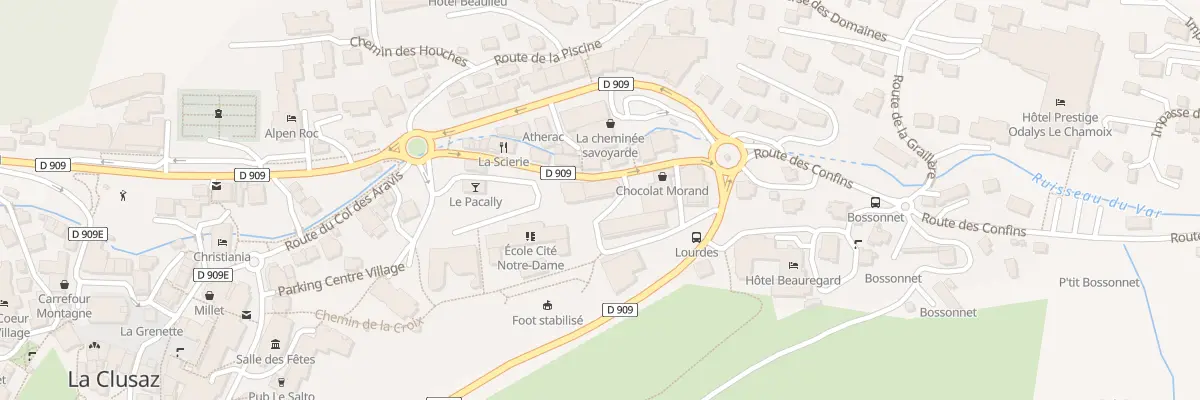 Plan du 5401 Rte de l’Ecole à La Clusaz
