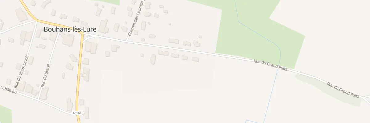 Plan du 22 Rue du Grand Puits à Bouhans-lès-Lure