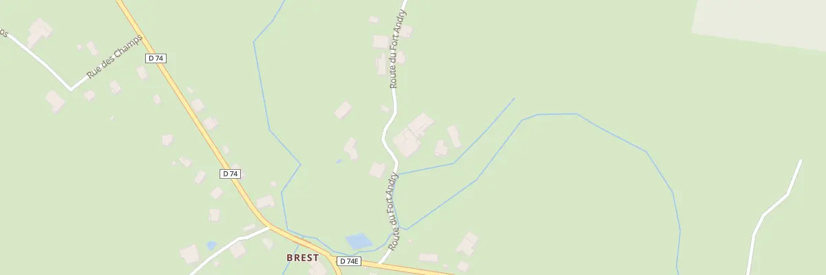 Plan du 1 Rte du Fort Andry à Esboz-Brest