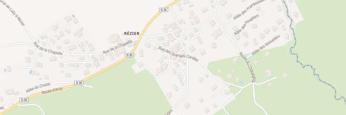 Plan du 96 Rue des granges cordies à Fessy