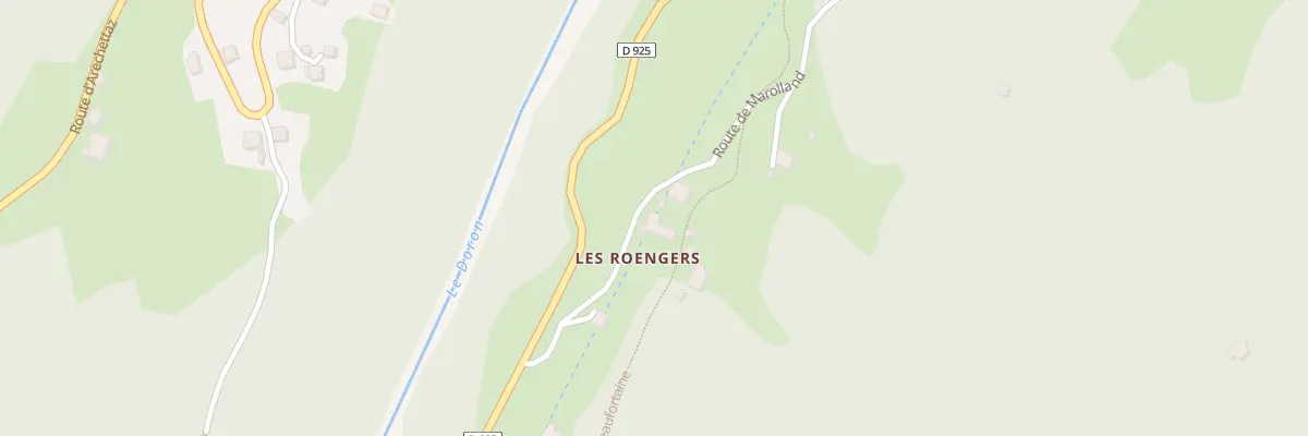 Plan du 118 Rte de Marolland à Queige