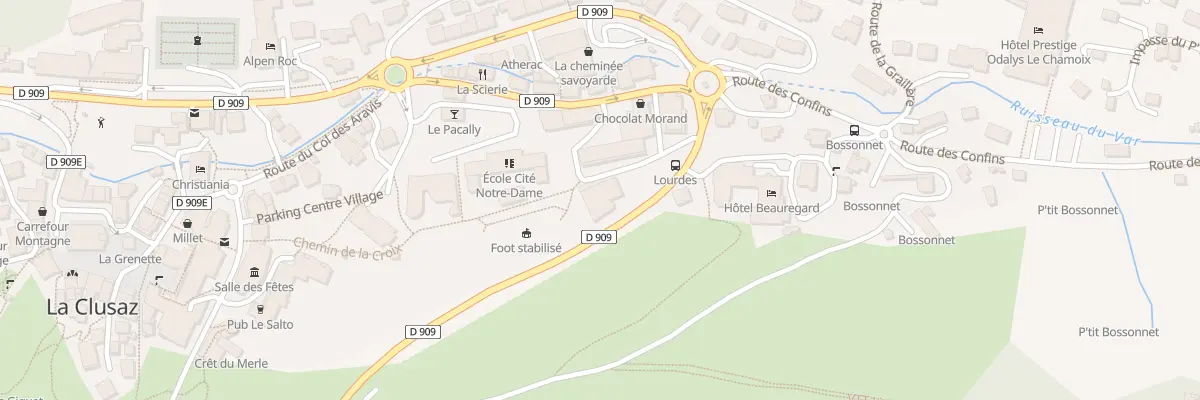 Plan du 82 Rte de l’Ecole à La Clusaz