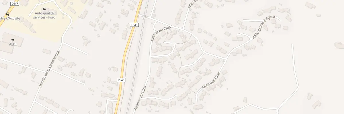 Plan du 133 All des Lauriers à Vidauban