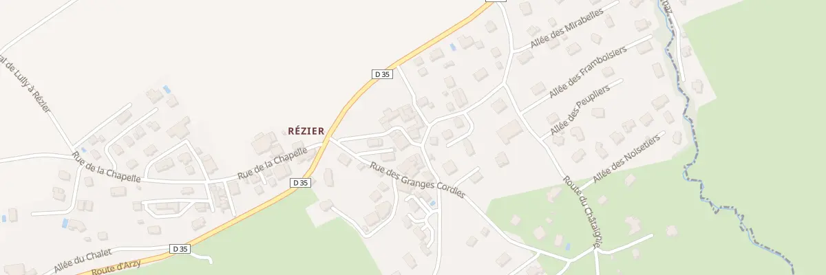 Plan du 49 Rue des platanes à Fessy