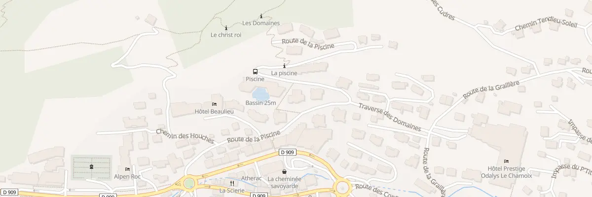 Plan du 266 Rte de la Piscine à La Clusaz