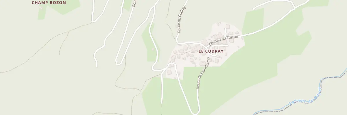 Plan du 365 Rte de Planchamp à Saint-Paul-sur-Isère