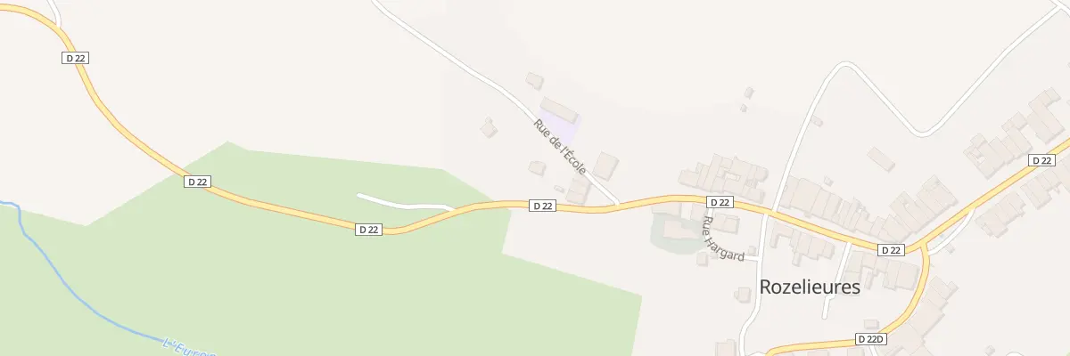 Plan du 5 Rue de l’Ecole à Rozelieures