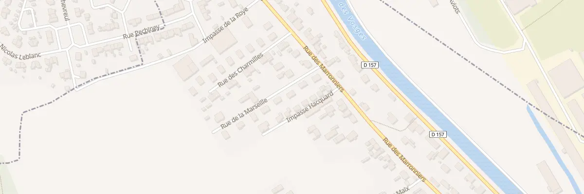 Plan du 5 Rue de la Marseille à Chavelot