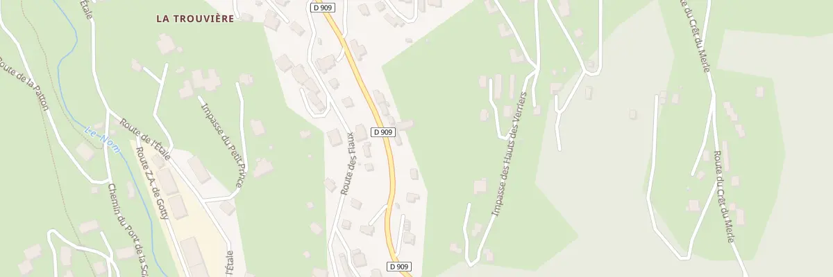 Plan du 1903 Rte du Col des Aravis à La Clusaz