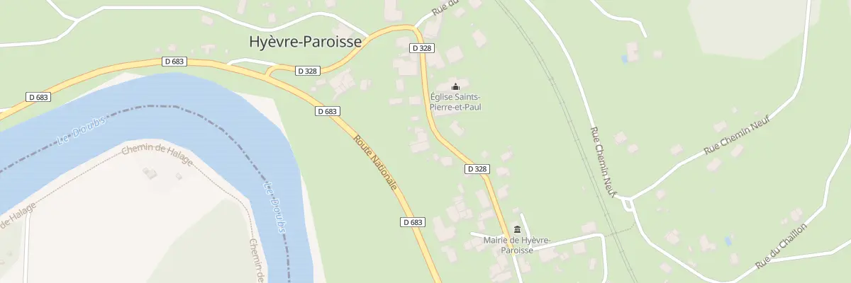 Plan du 24 Rue Principale à Hyèvre-Paroisse