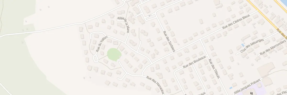 Plan du 6 Rue du Vallon à Chavelot