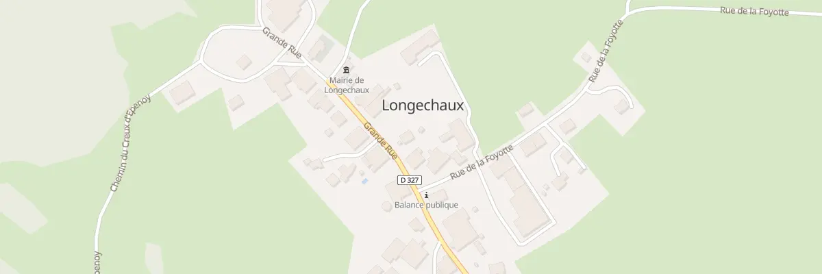 Plan du 12B Rue Grande à Longechaux