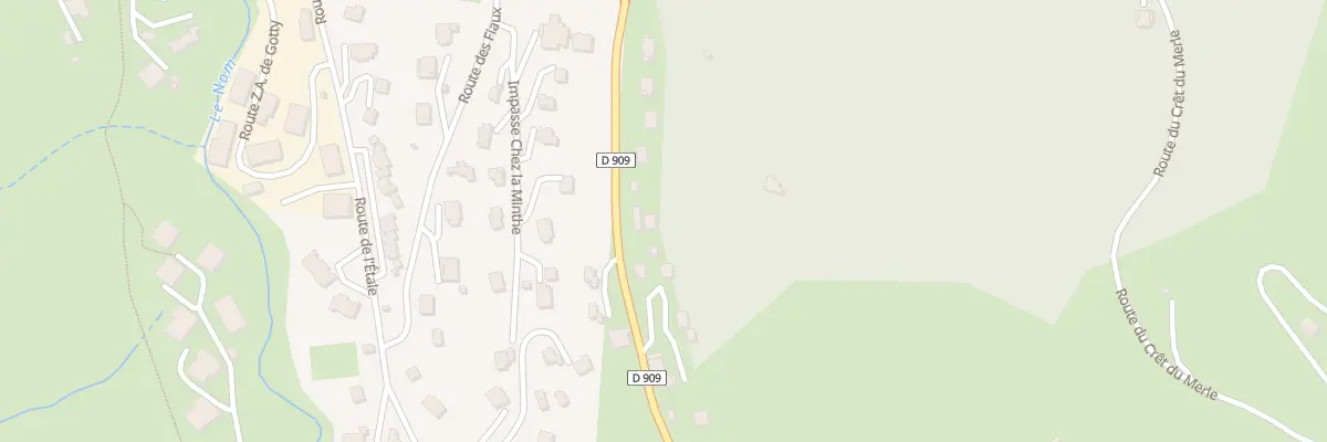 Plan du 2277 Rte du Col des Aravis à La Clusaz