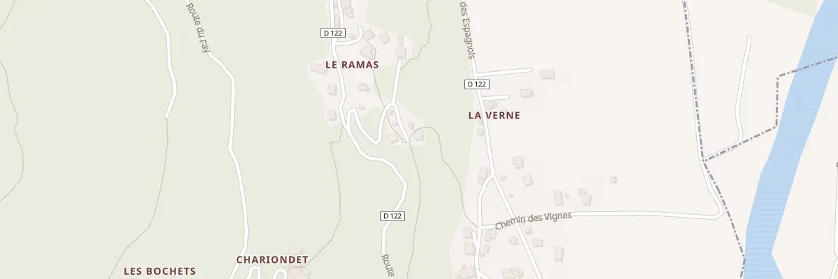 Plan du 5020 La Verne à Esserts-Blay