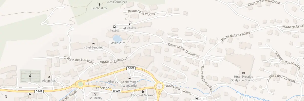 Plan du 272 Rte de la Piscine à La Clusaz