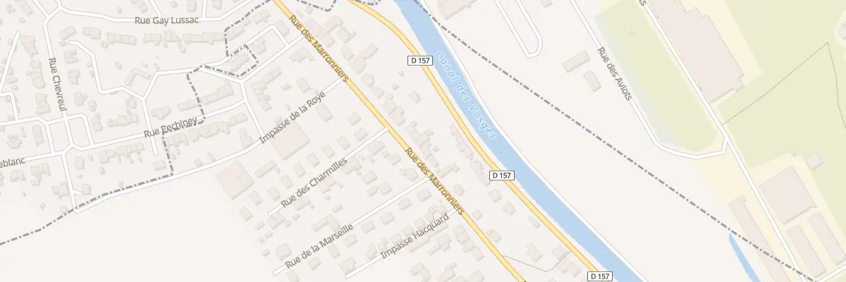 Plan du 23 Rue des Marronniers à Chavelot