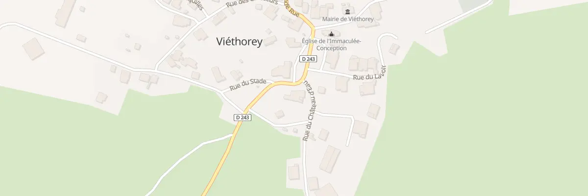 Plan du 2 Rue du Chateau d’Eau à Viéthorey