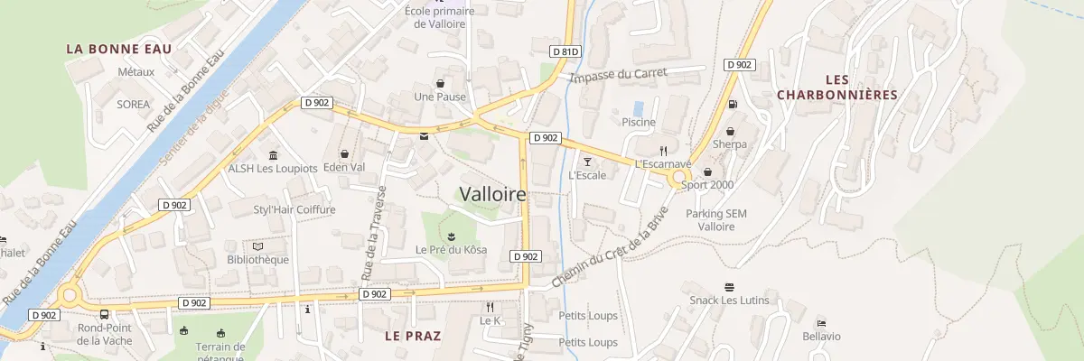 Plan du 5320 Imm La Residence à Valloire