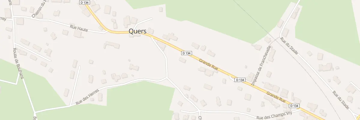 Plan du 14 Gr Grande Rue à Quers