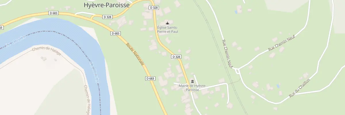Plan du 30 Rue Principale à Hyèvre-Paroisse