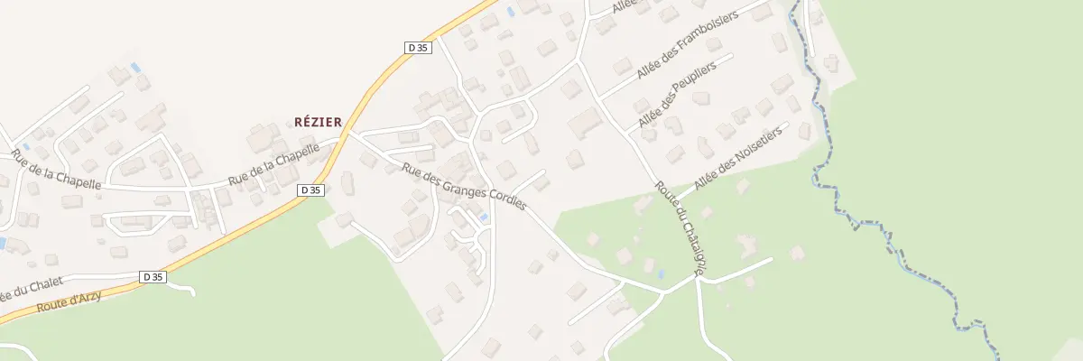 Plan du 147 Rue des granges cordies à Fessy