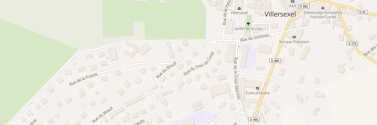 Plan du 139 Rue du Breuil à Villersexel