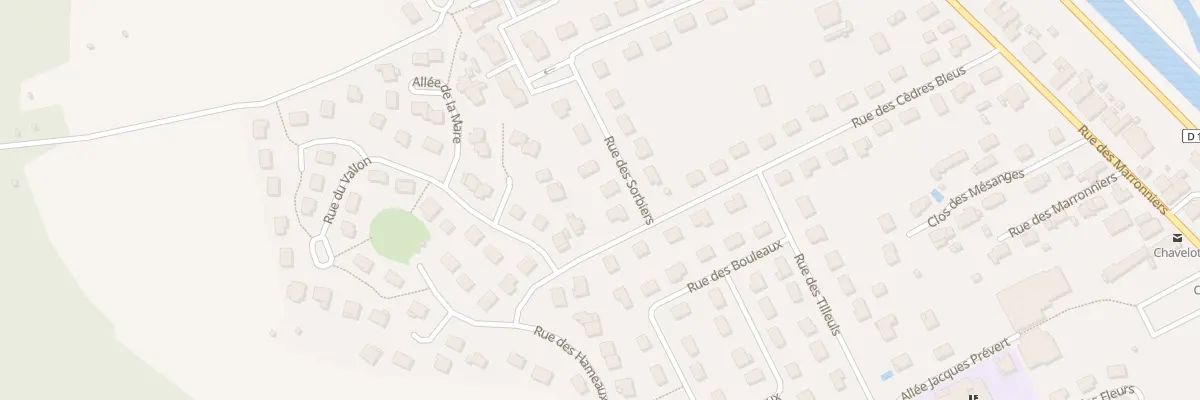 Plan du 3 Rue des Sorbiers à Chavelot