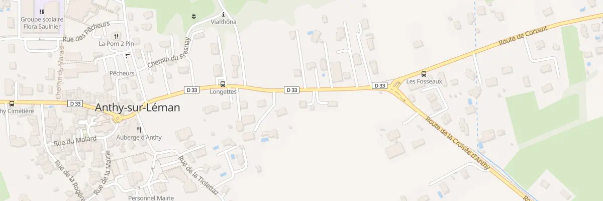 Plan du 24 Rue des Longettes à Anthy-sur-Léman