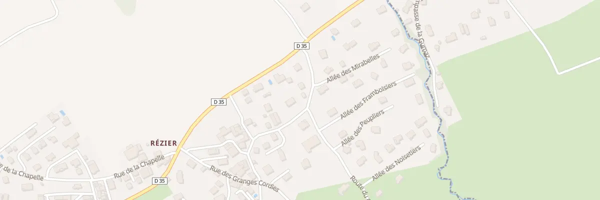Plan du 160 Rue des platanes à Fessy