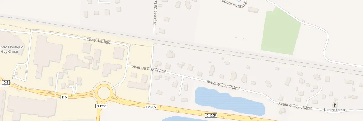Plan du 744 Av Guy Châtel à Ayse