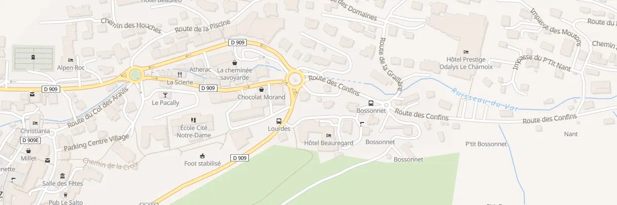 Plan du 8 Mte du Bossonet à La Clusaz