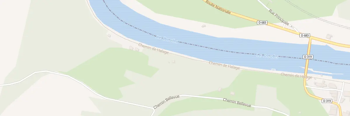 Plan du 5030 Menanche à Hyèvre-Magny