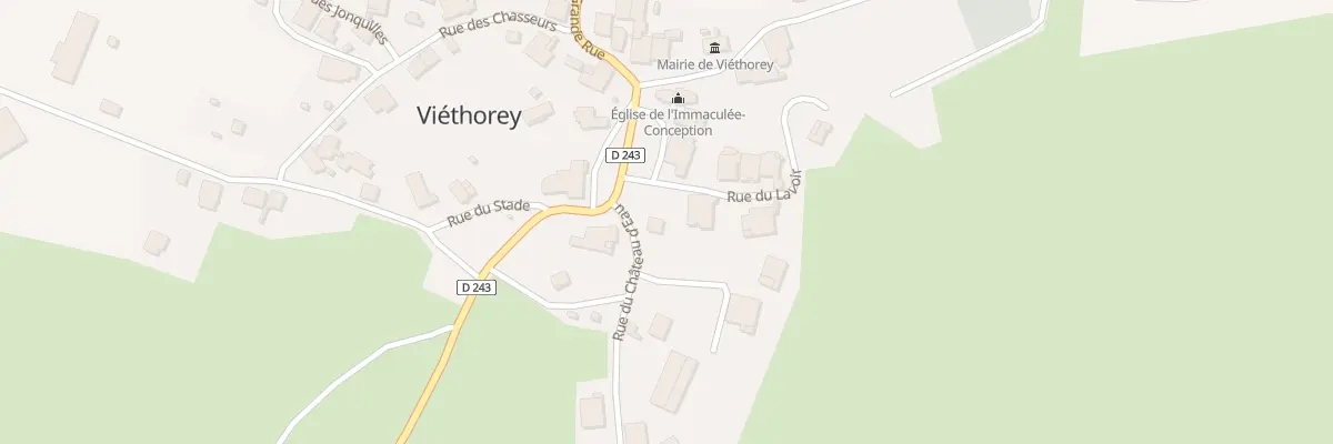 Plan du 1 Rue du Chateau d’Eau à Viéthorey
