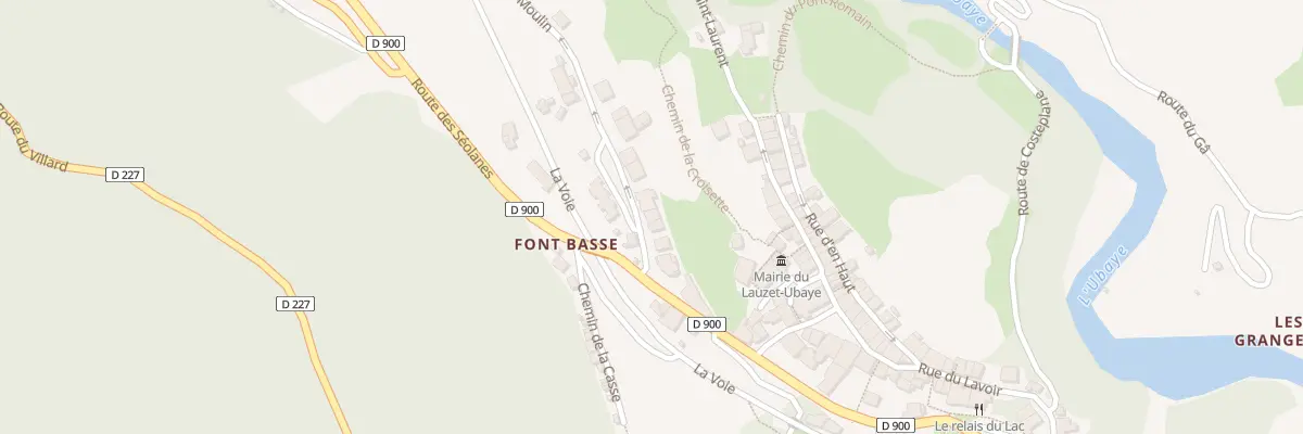 Plan du 7019 Le Village au Lauzet-Ubaye