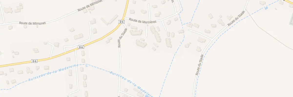 Plan du 74 Rte de Merzieres à Ayse