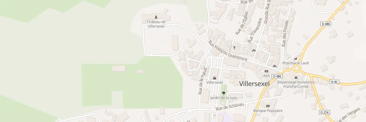 Plan du 77 Vc du Parlement à Villersexel