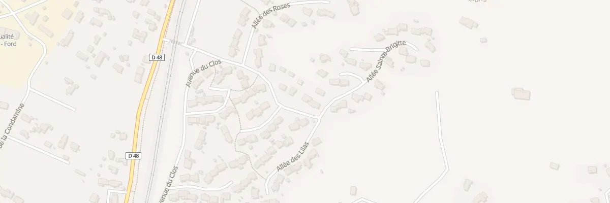 Plan du 208 Av Sainte Brigitte à Vidauban