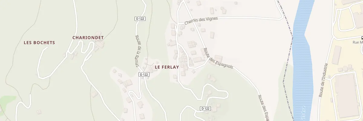 Plan du 5496 Le Ferlay d’En Bas à Esserts-Blay