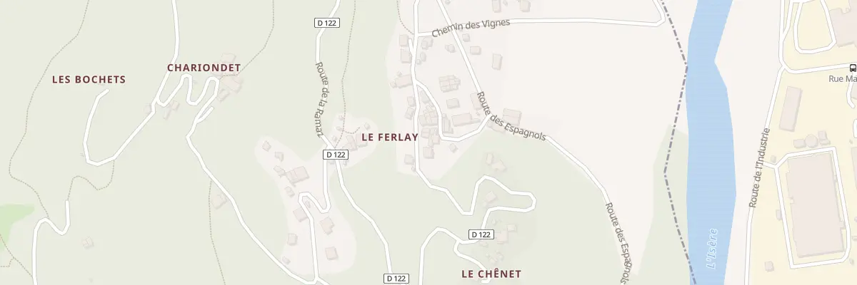 Plan du 5028 Le Ferlay d’En Bas à Esserts-Blay