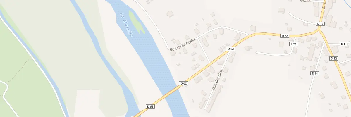 Plan du 5 Rue de la Xavée à Thaon-les-Vosges